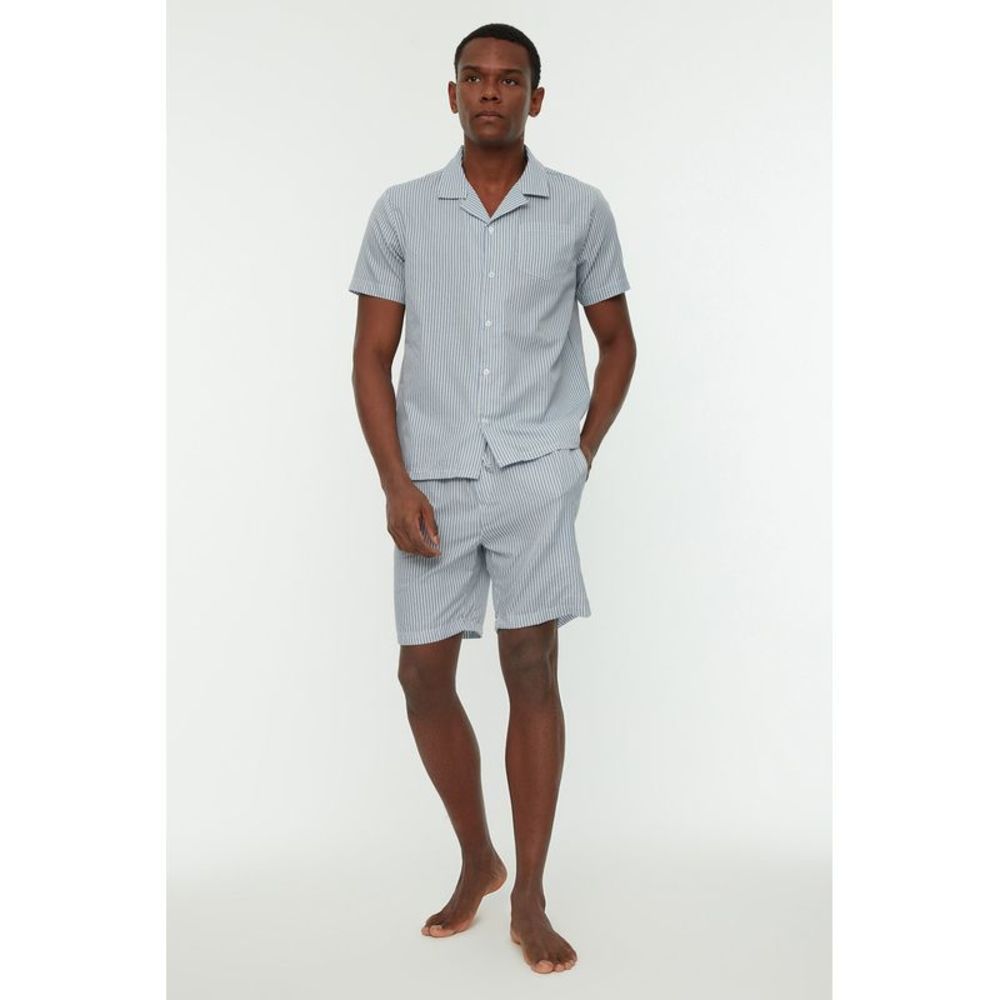 NWT Trendyol Men Woven Pajama Set